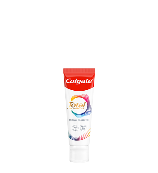 Colgate Total Toothpaste, Toothbrush and Mouthwash.