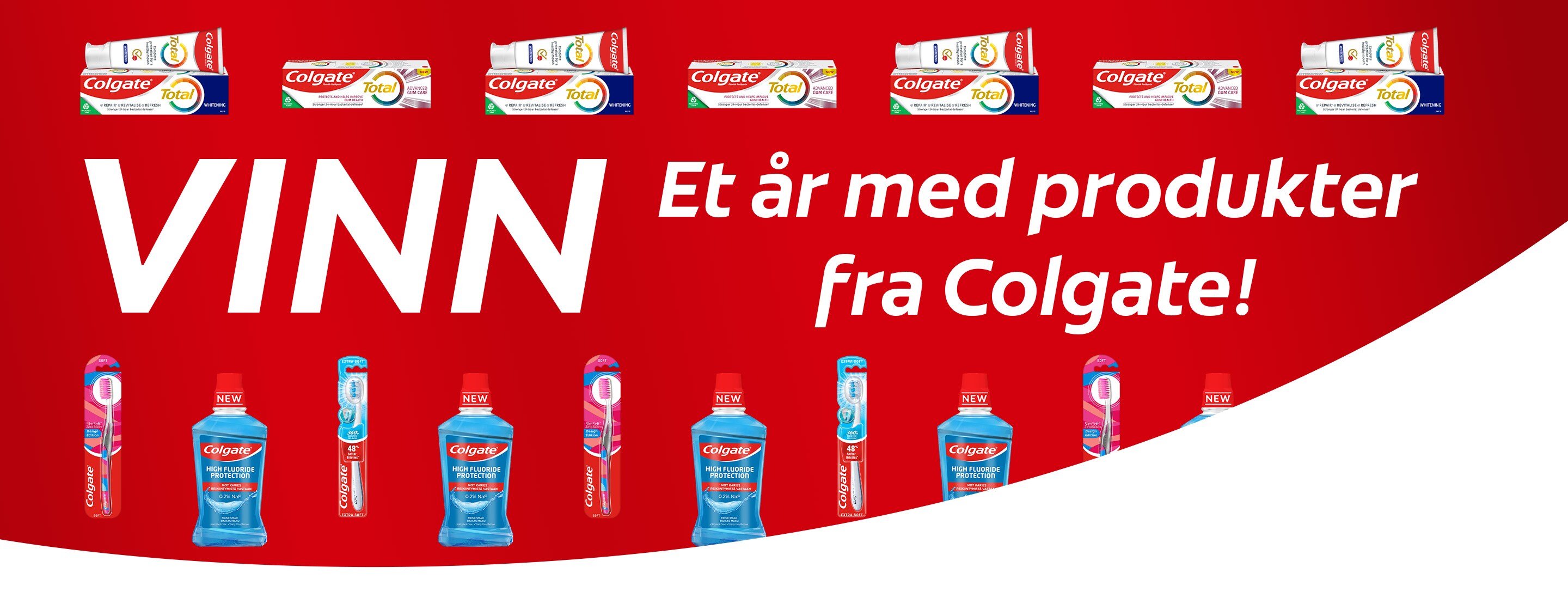 Vinn et ar med produkter fra colgate!