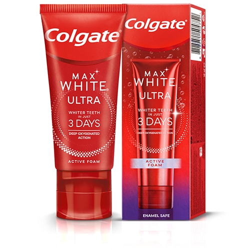Max White Ultra Active Foam Tannkrem Colgate