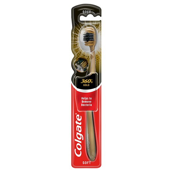 Colgate 360 ° Gold børstehår Tannbørste