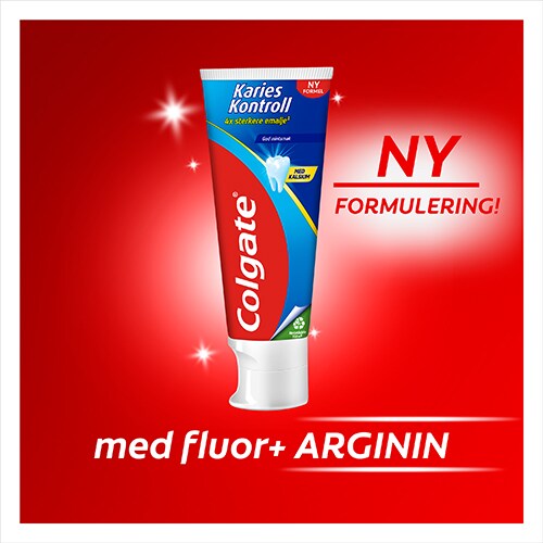 med fluor + ARGININ