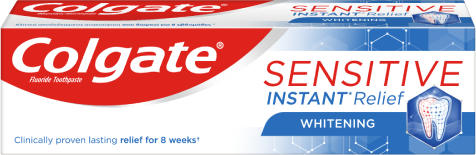 Packshot of Colgate<sup>®</sup> Sensitive Instant Relief Whitening